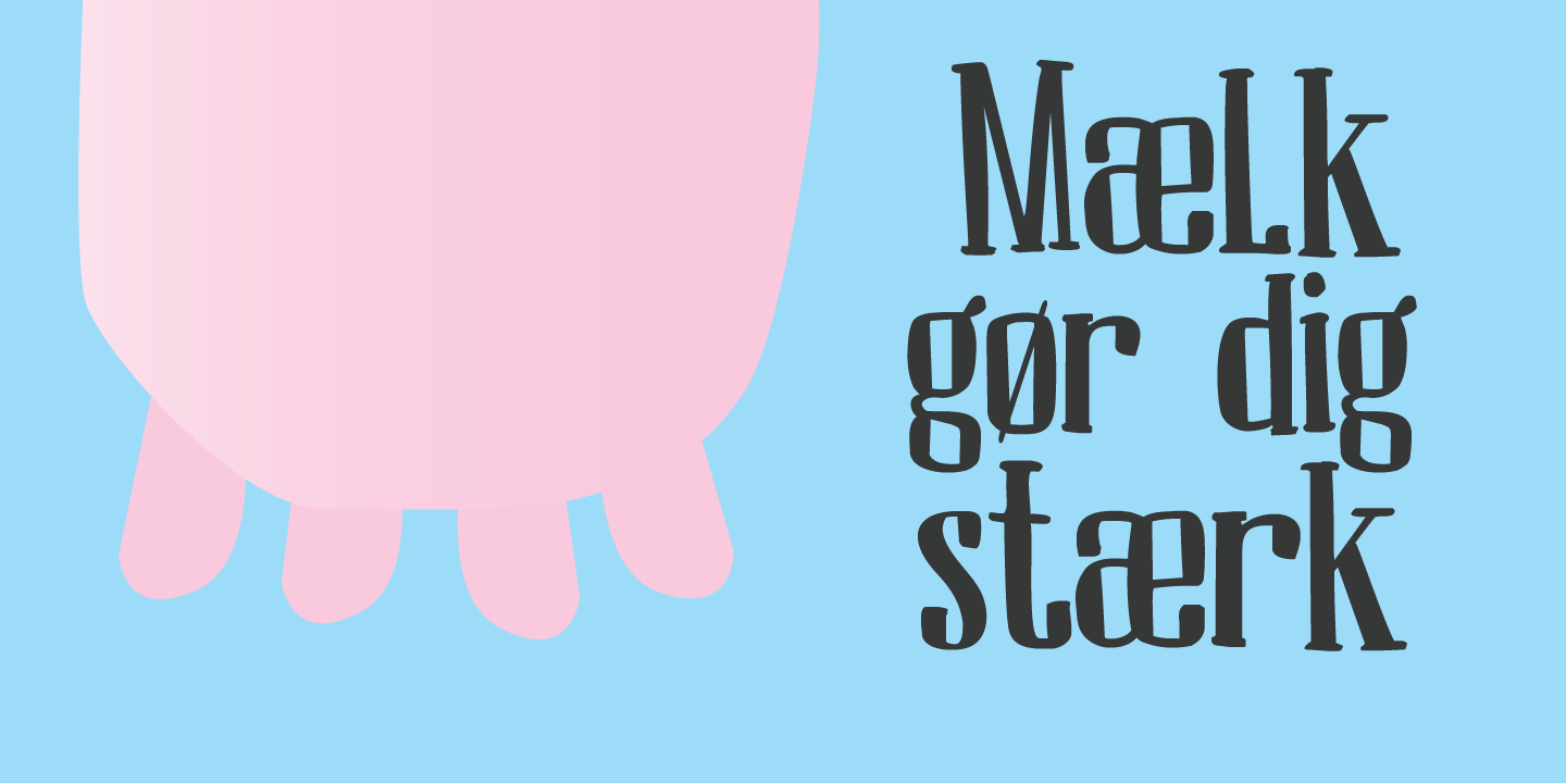 Ambrosine Font Poster #6