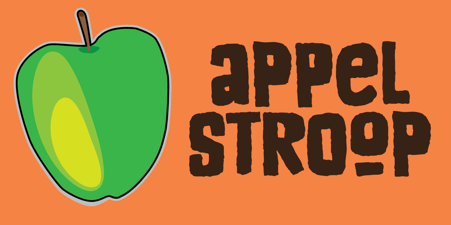 Appelstroop Font Poster #1