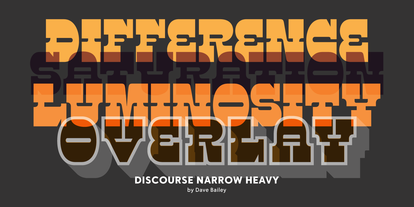 Discourse Font Poster #1