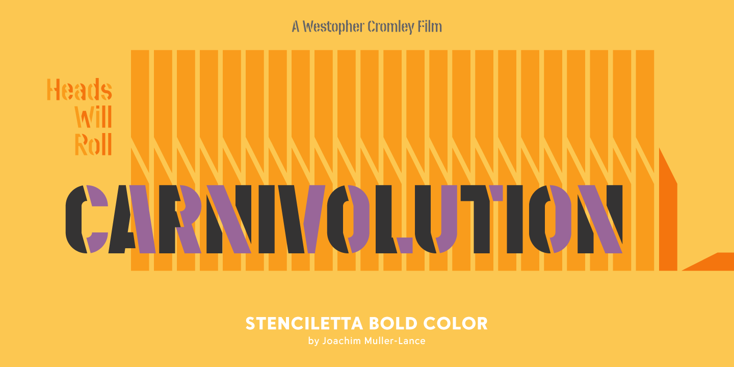 Stenciletta Poster