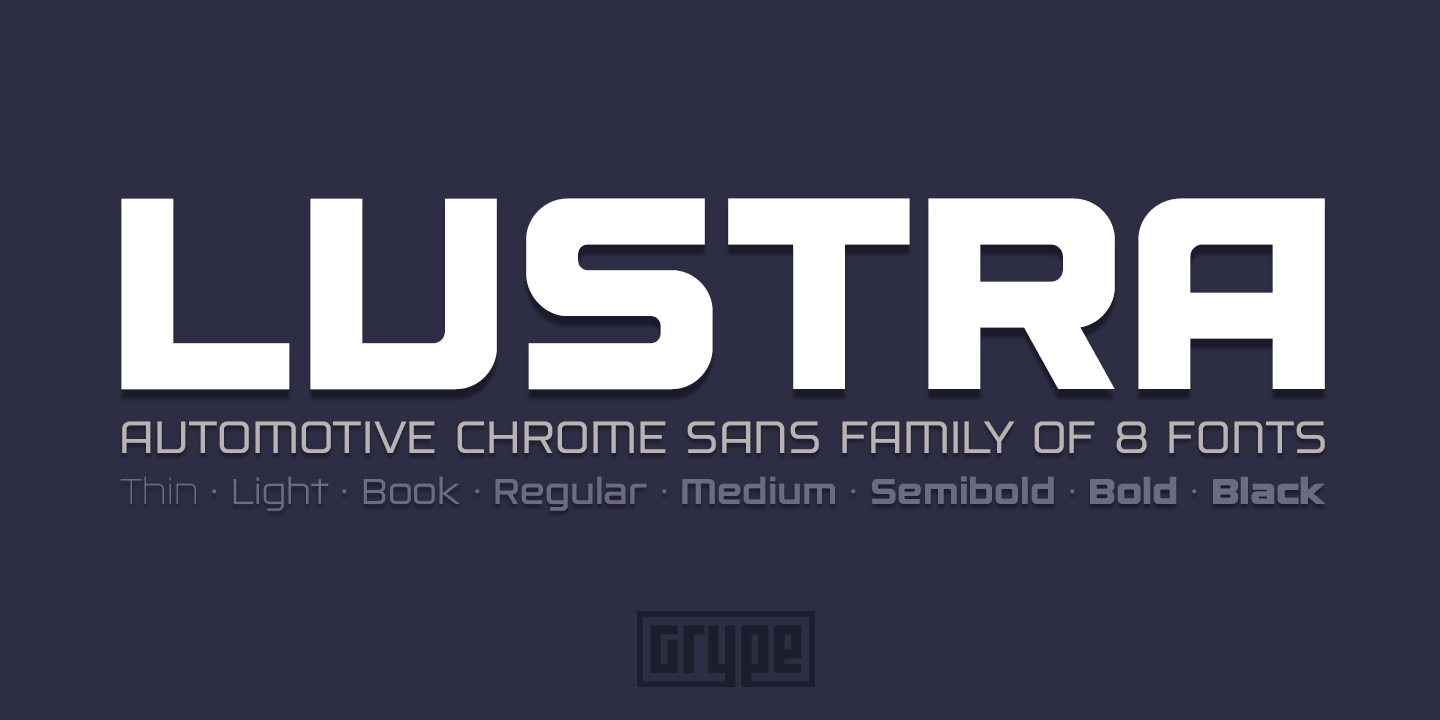 Lustra Font Poster #1