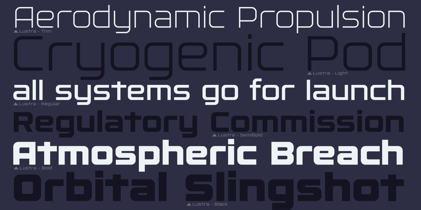 Lustra Font Poster #1
