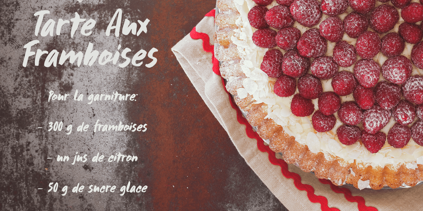 Framboisier Font Poster #1