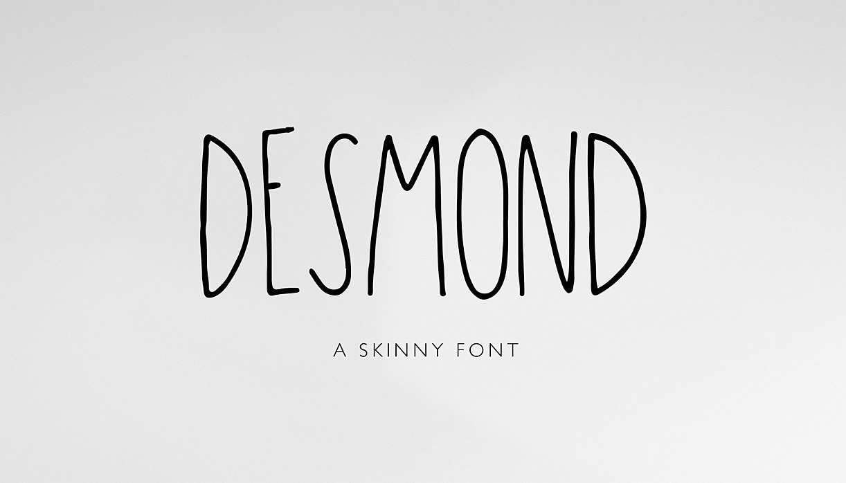 Desmond Font Family Poster