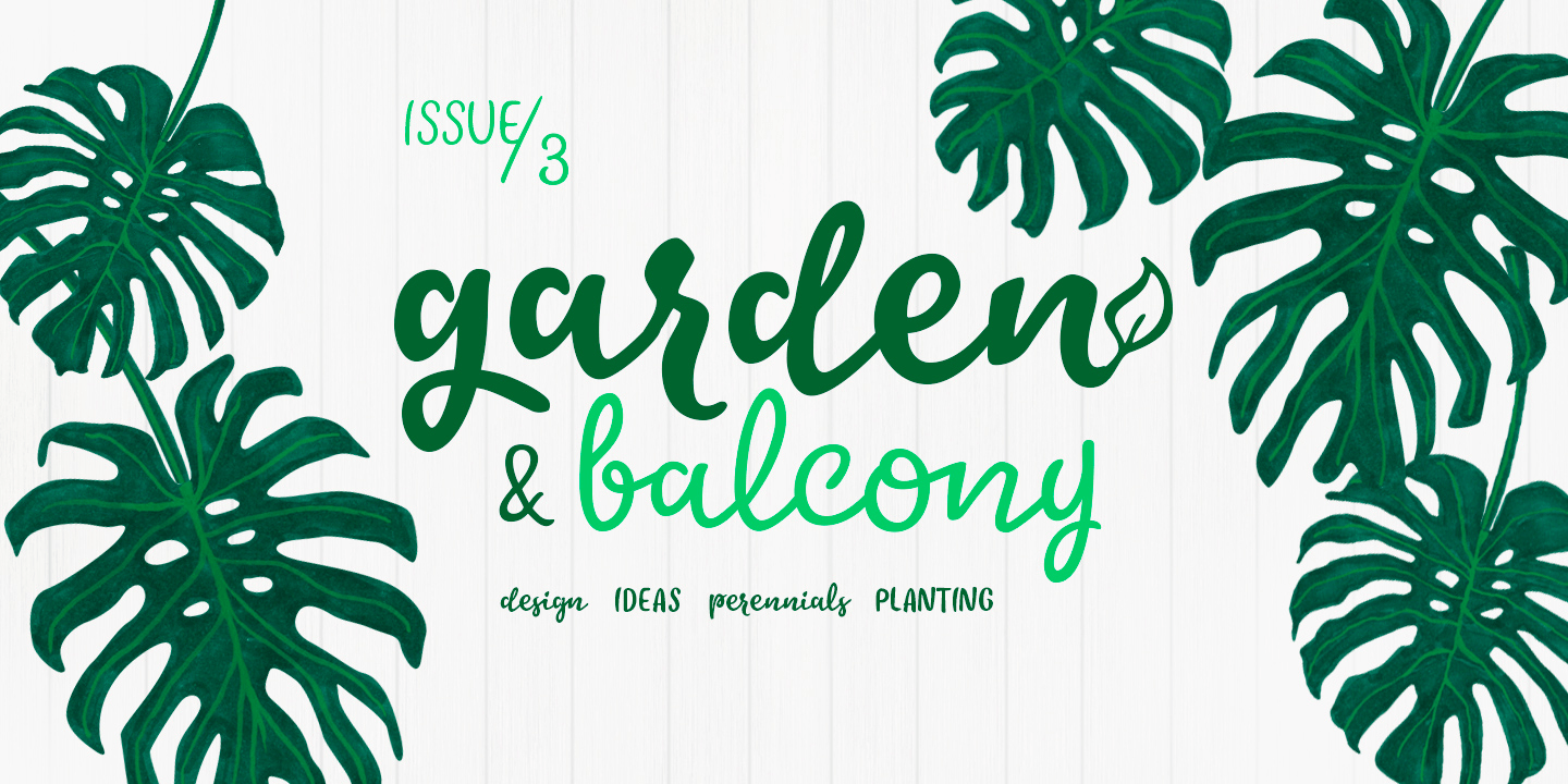 Takeaway Font Poster #1