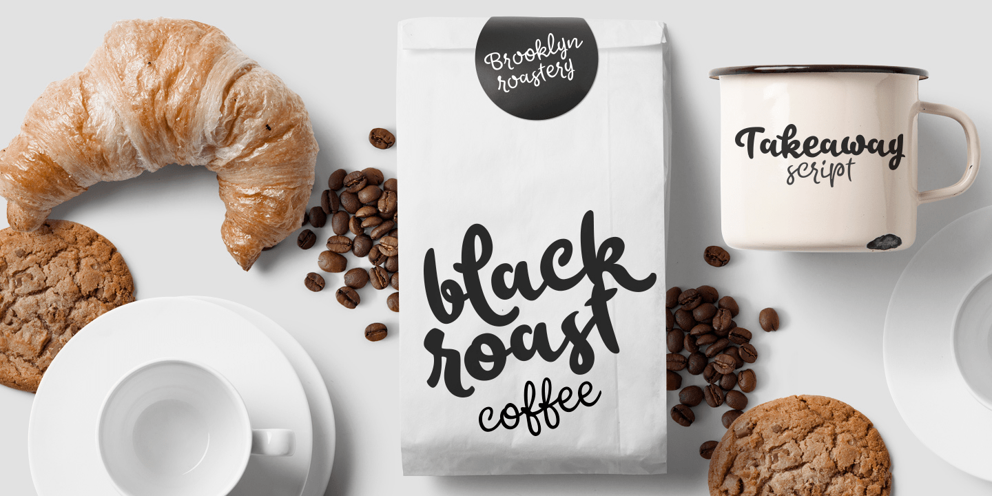 Takeaway Font Poster #1