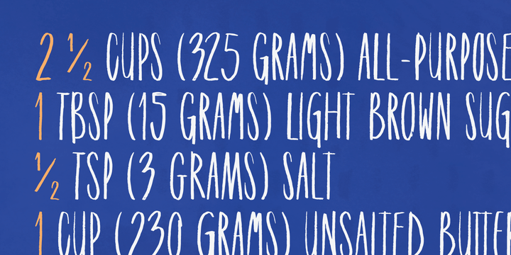 YWFT Wheatgrass Font Poster #1