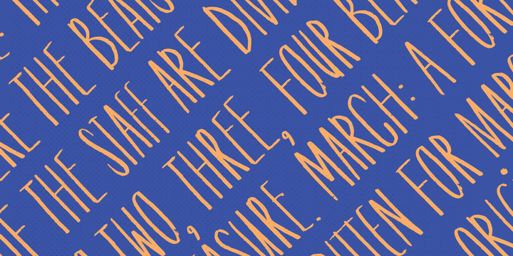 YWFT Wheatgrass Font Poster #1