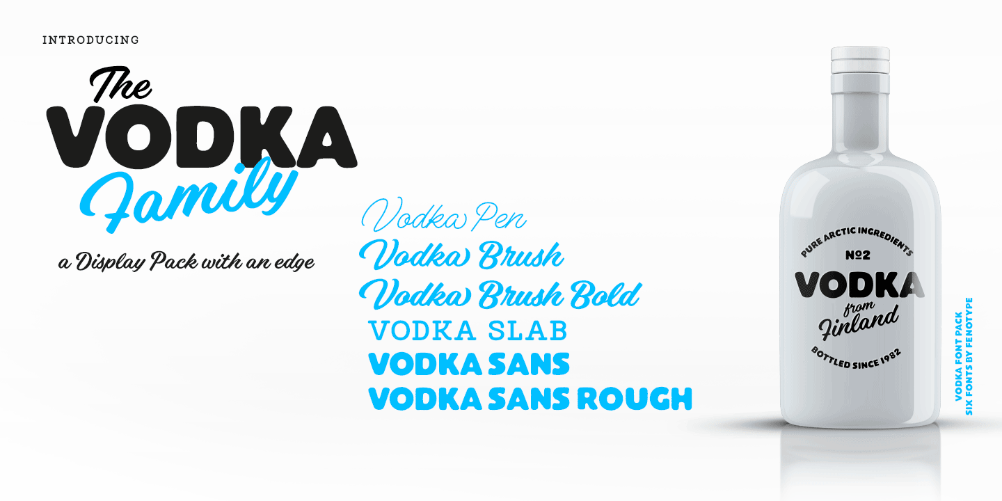 Vodka Font Poster #1