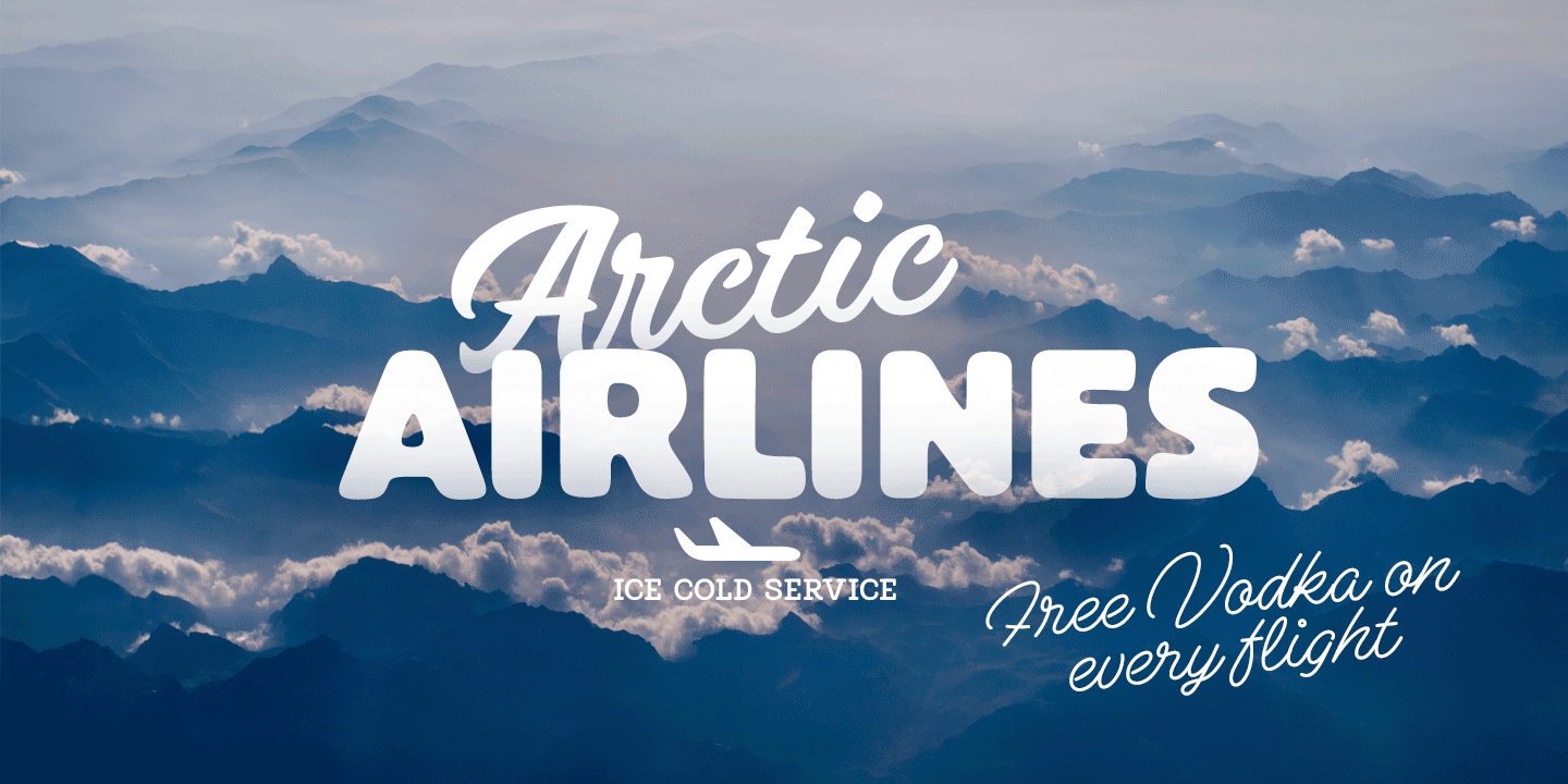 Vodka Font Poster #1