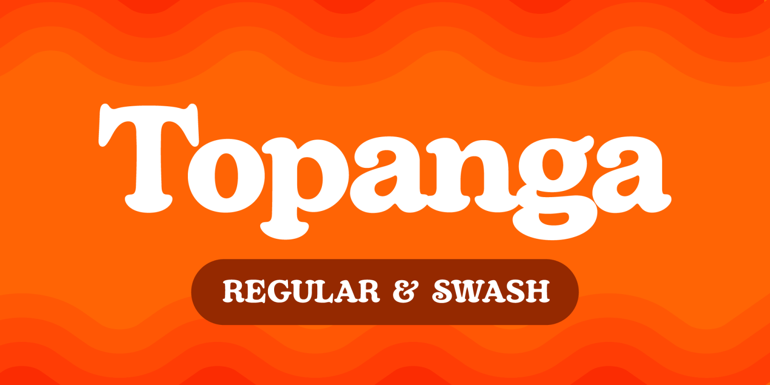 Topanga Font Poster #1