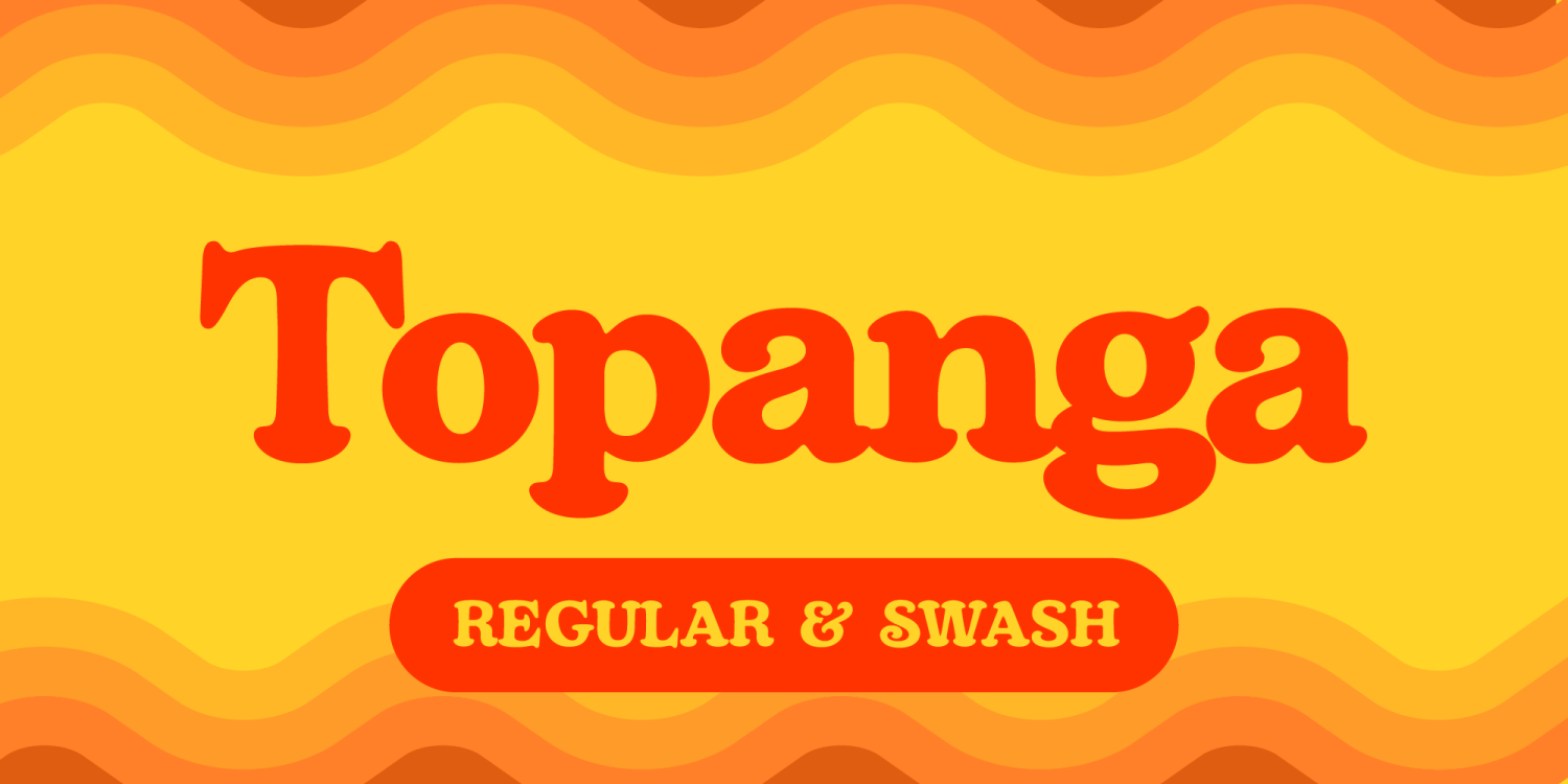 Topanga Font Poster #1