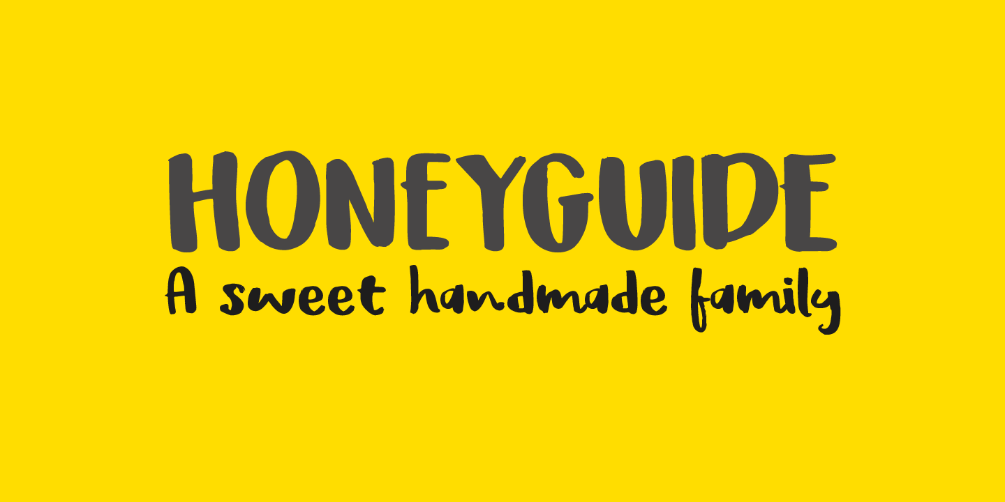 Honeyguide Font Poster #1