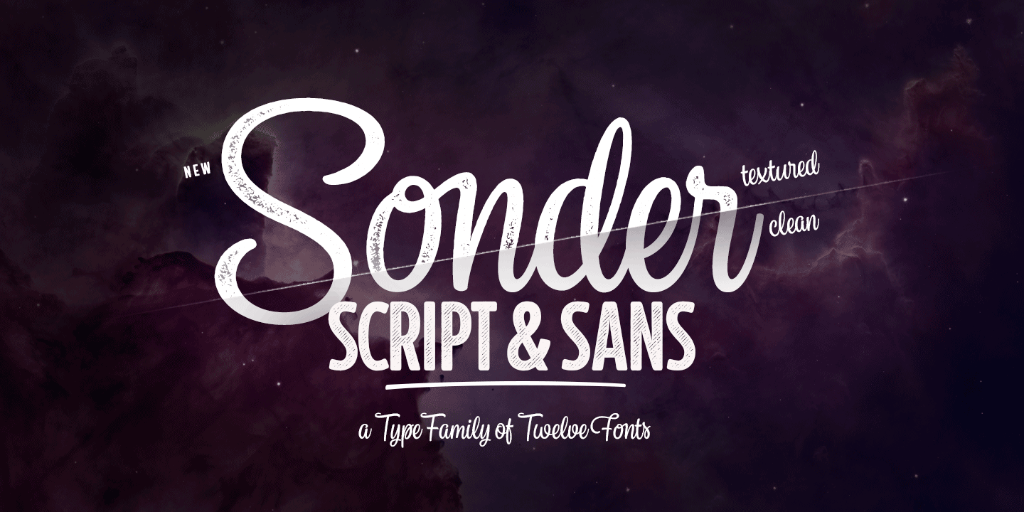 Sonder Font Family Poster