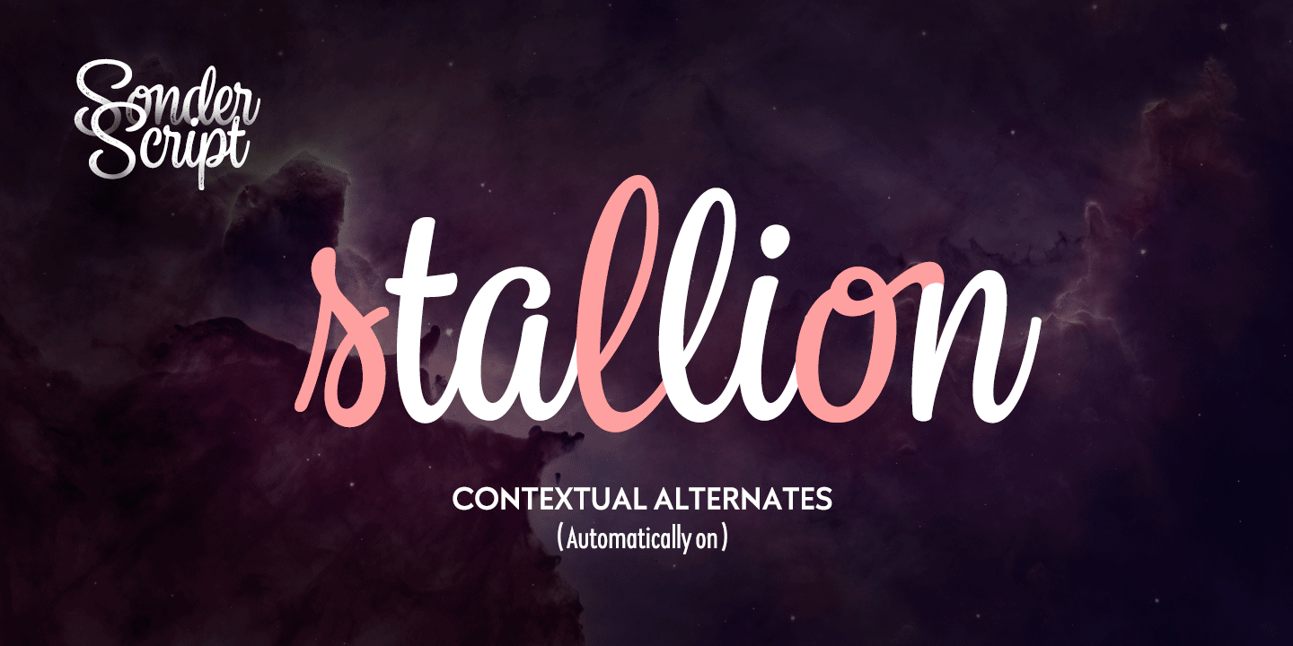 Sonder Font Poster #1