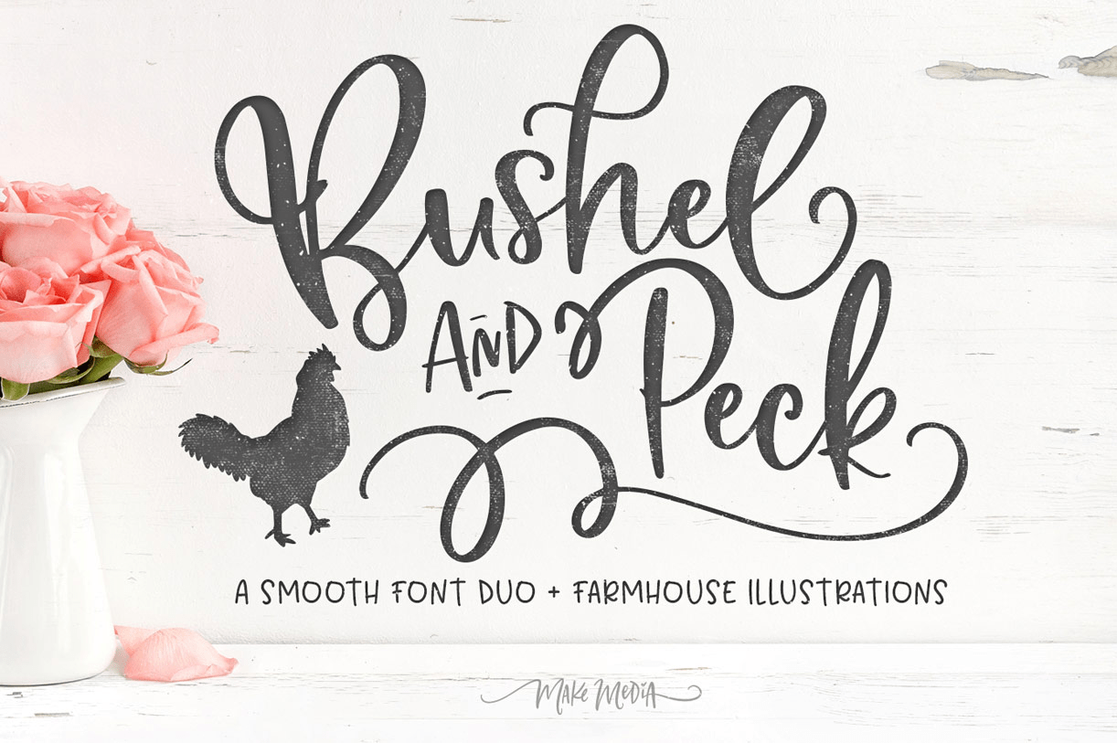 Bushel and Peck Font Poster #1