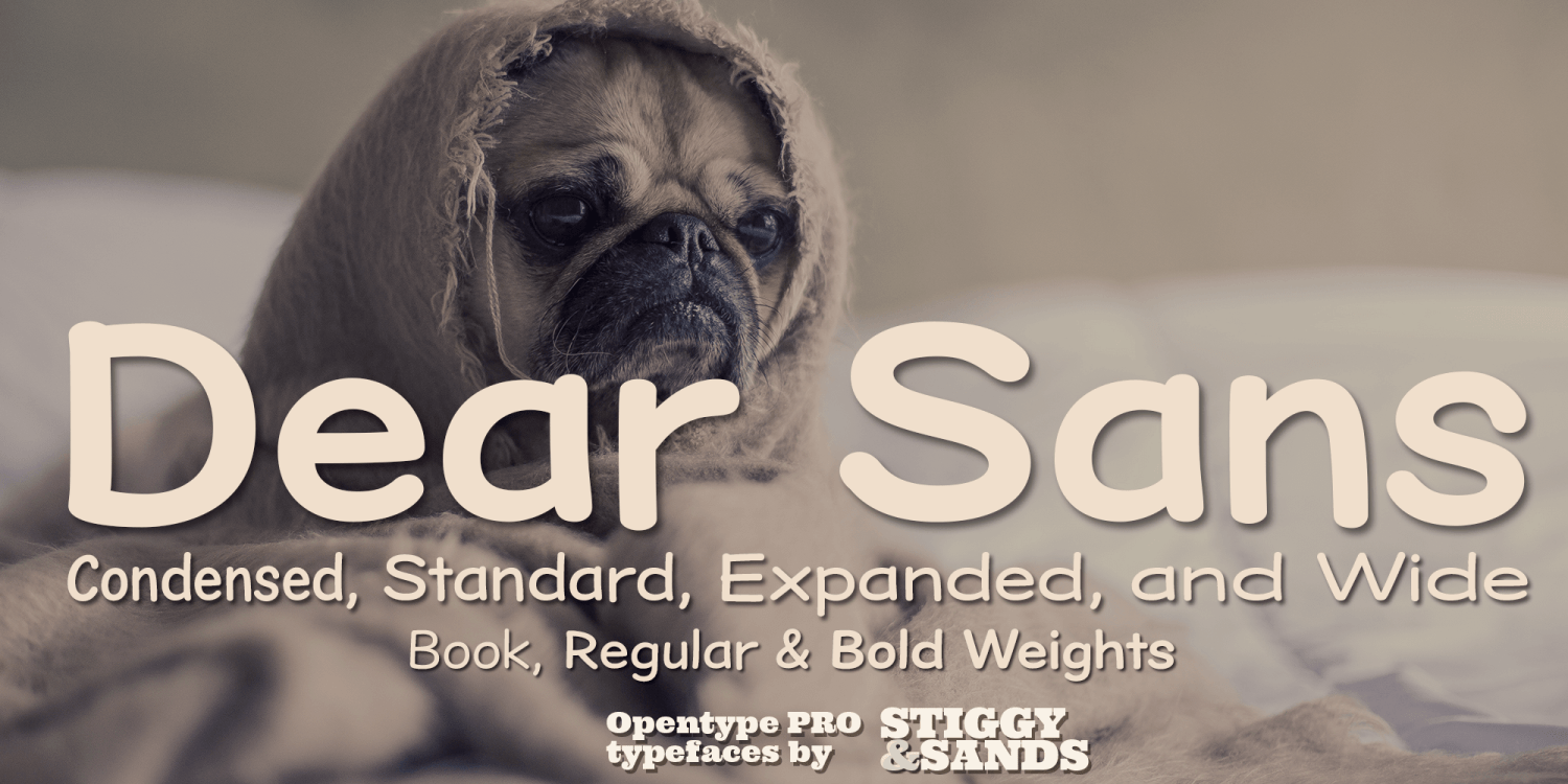 Dear Sans Font Poster #1