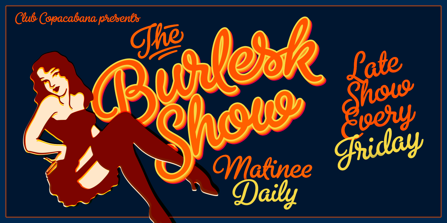 Tricker Font Poster #1