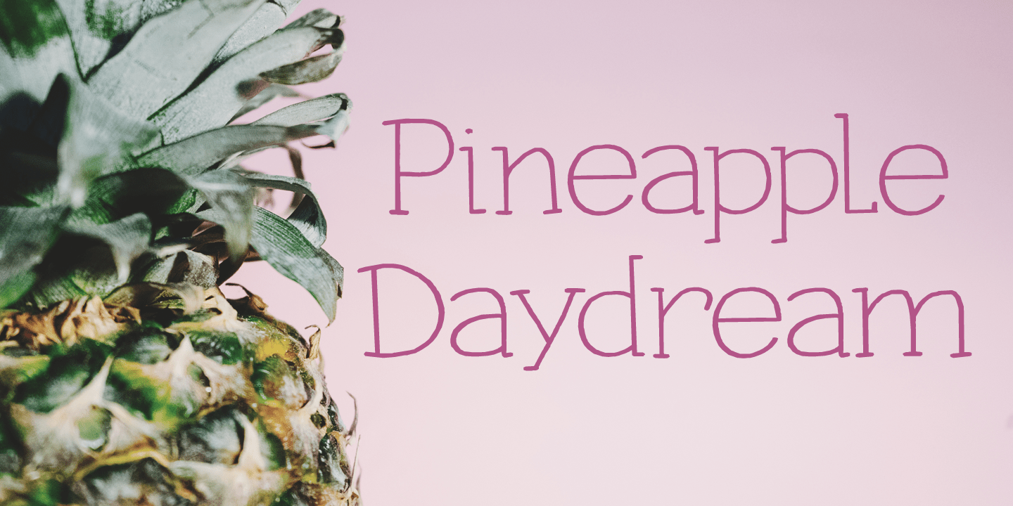 Pineapple Daydream Font Poster #1