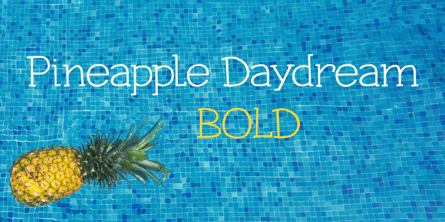 Pineapple Daydream Font Poster #1
