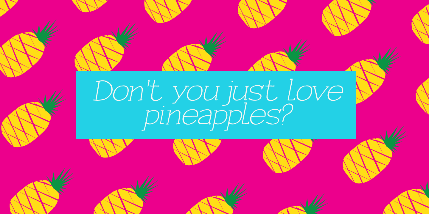 Pineapple Daydream Font Poster #1