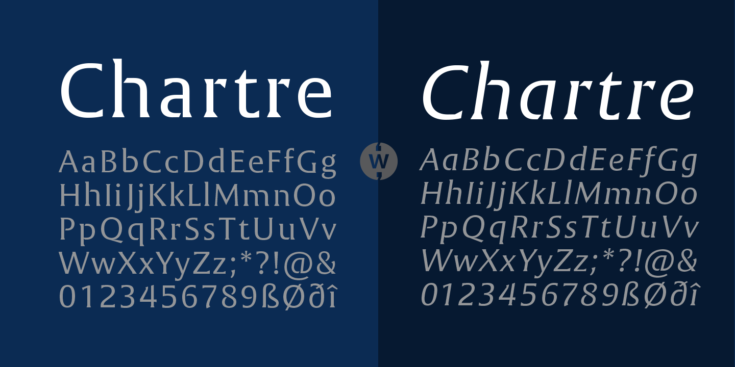 Chartre Font Poster #1
