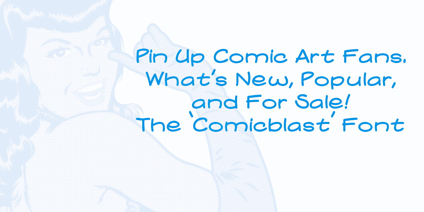 Comicblast Font Poster #1
