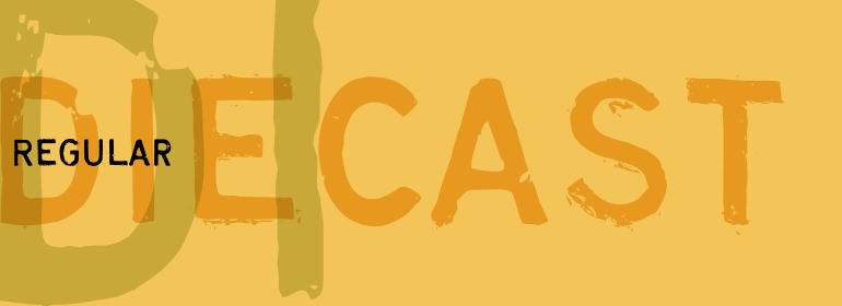 Diecast Font Poster #1