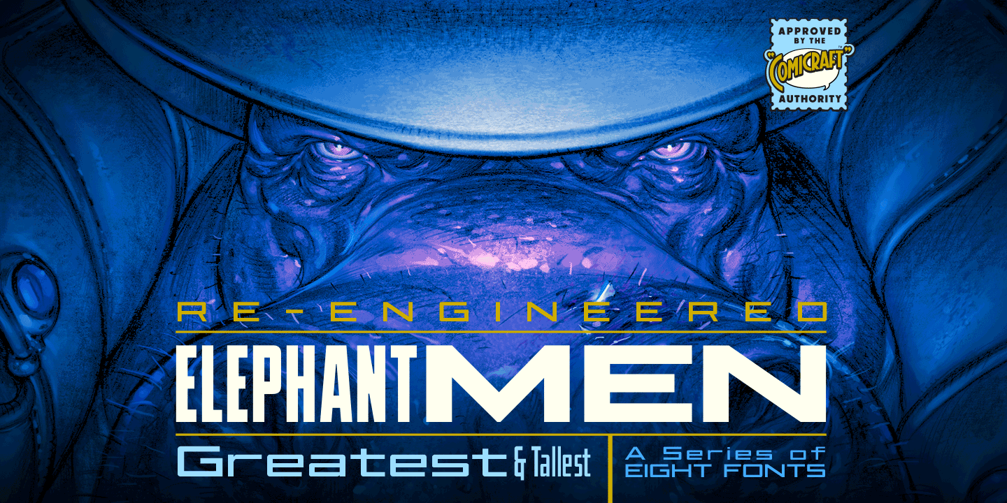 Elephantmen Tallest & Greatest Font Poster #1