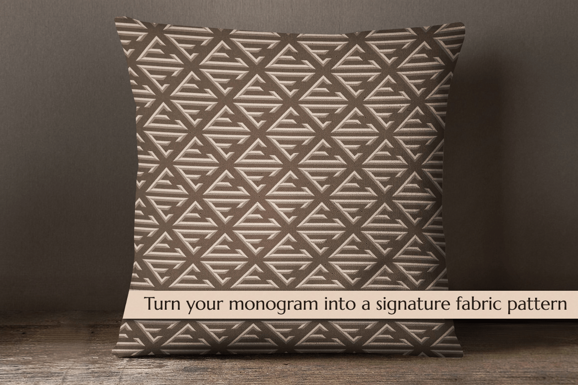 MFC Diamondstack Monogram Font Poster #1