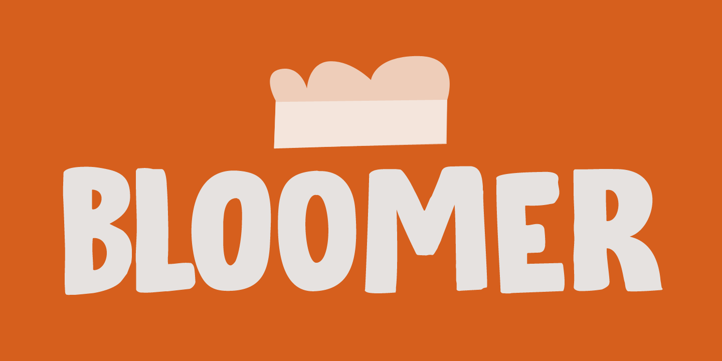 Bloomer Font Poster #1