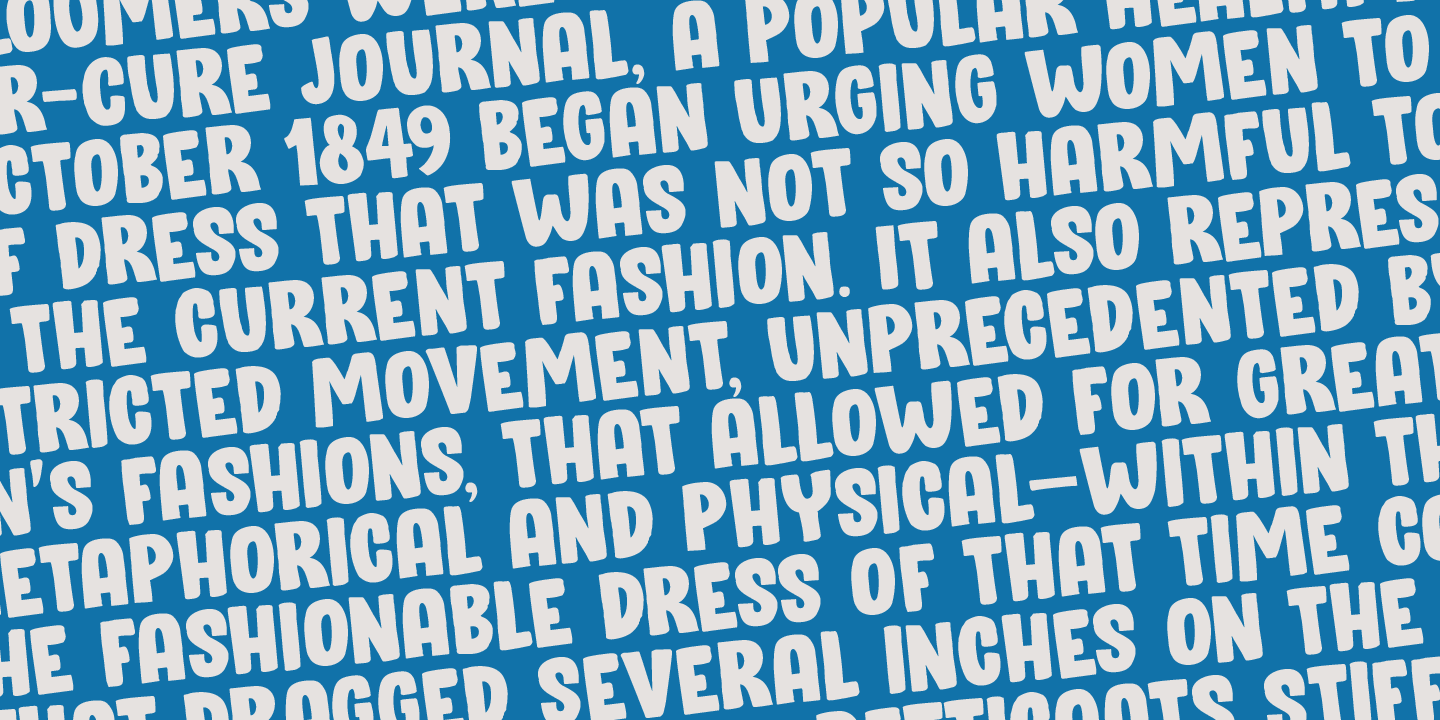 Bloomer Font Poster #1