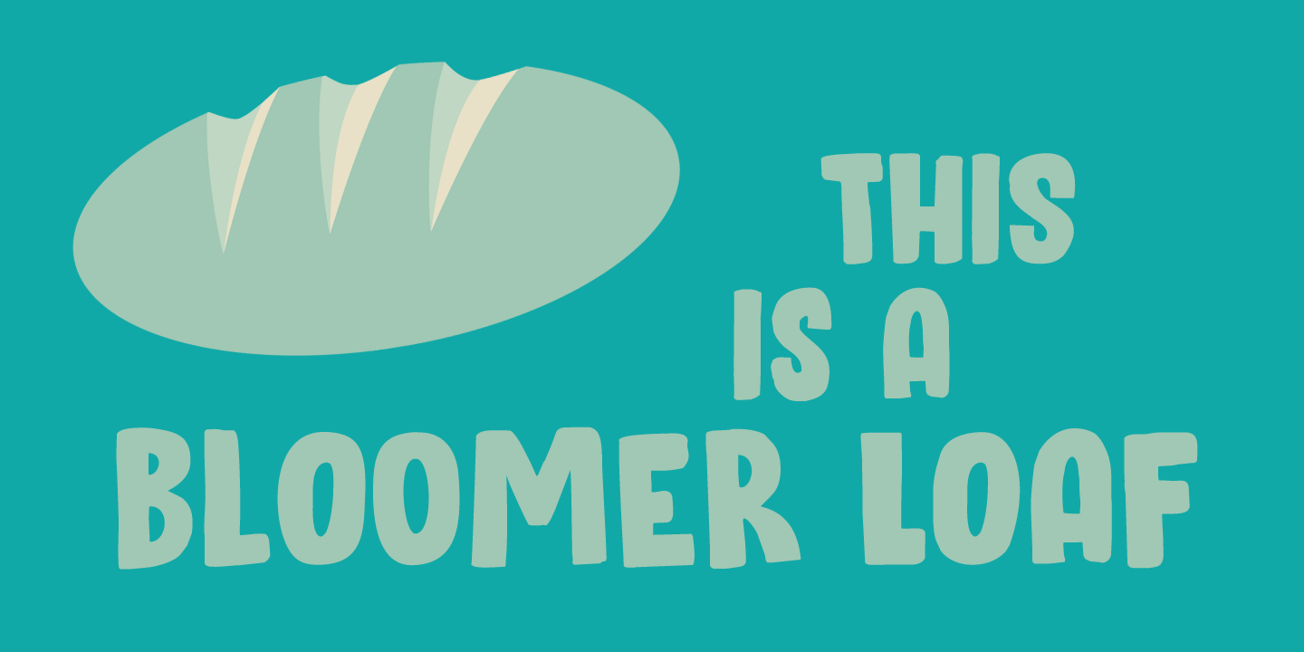 Bloomer Font Poster #1