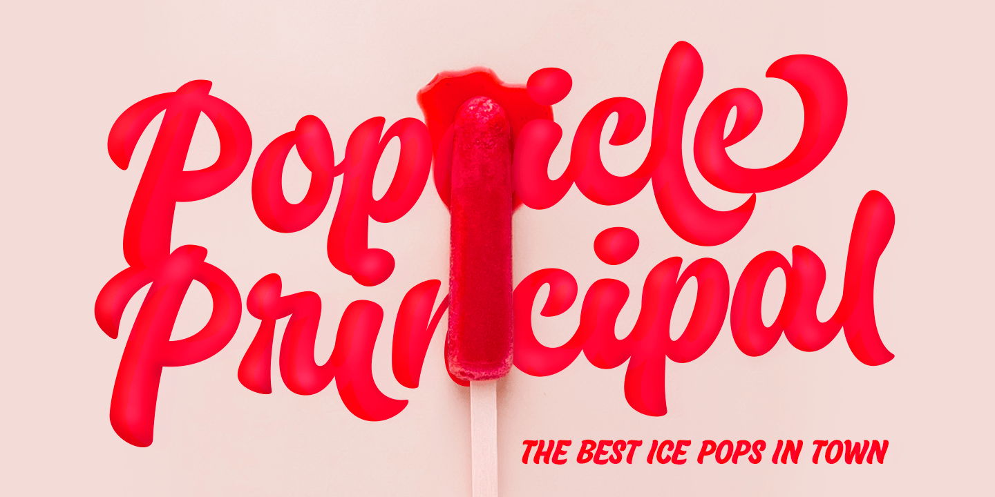 Milky Font Poster #1