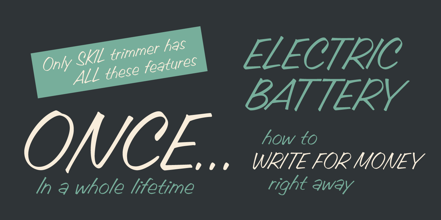 Filmotype Dancer Font Poster #3