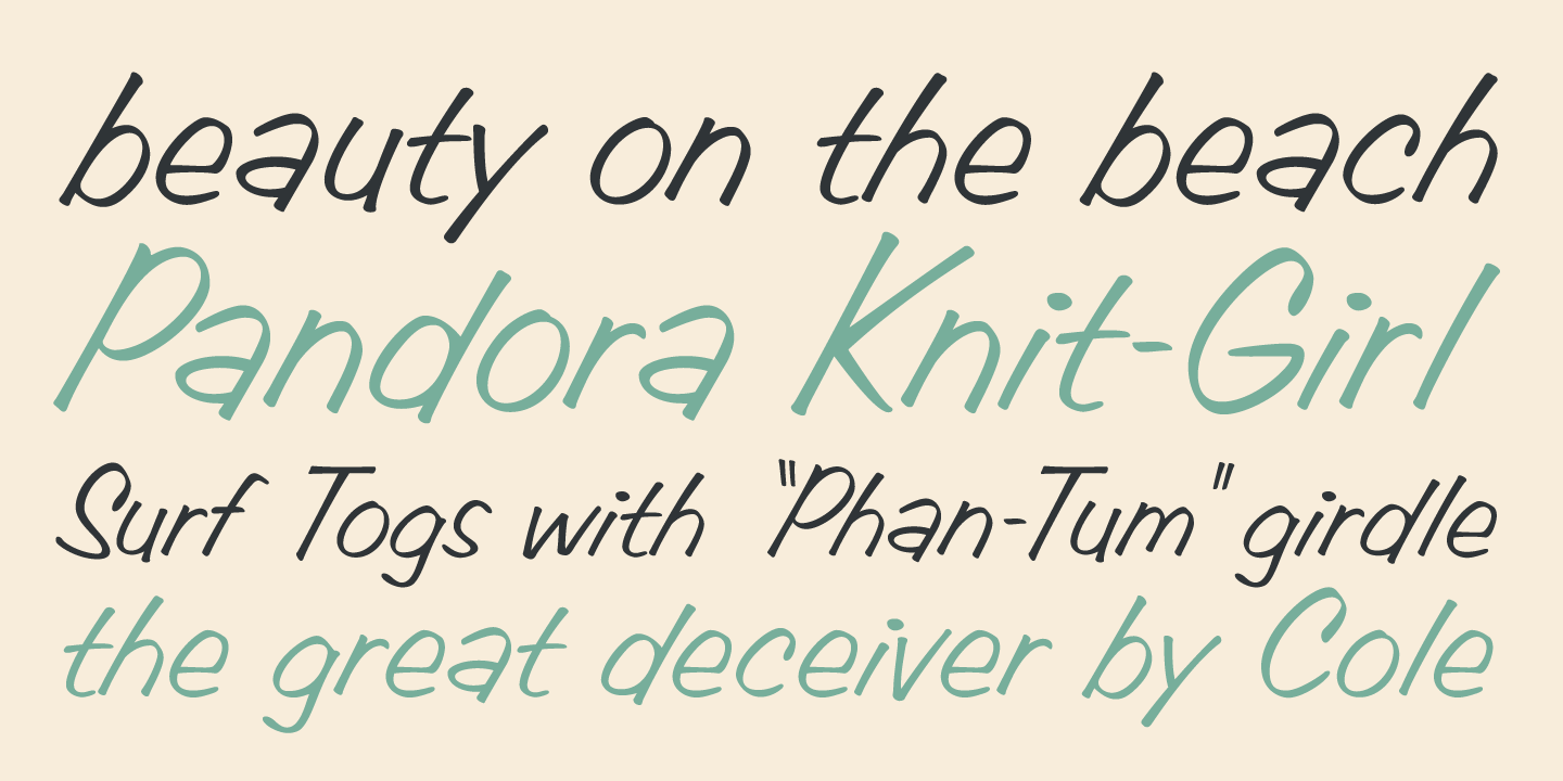 Filmotype Dancer Font Poster #4