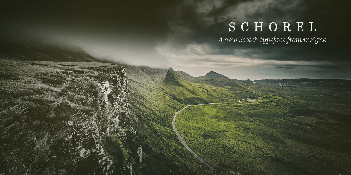 Schorel Font Poster #1