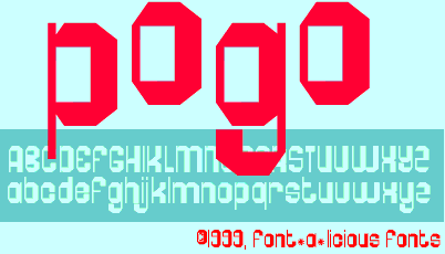 Pogo Font Poster #1