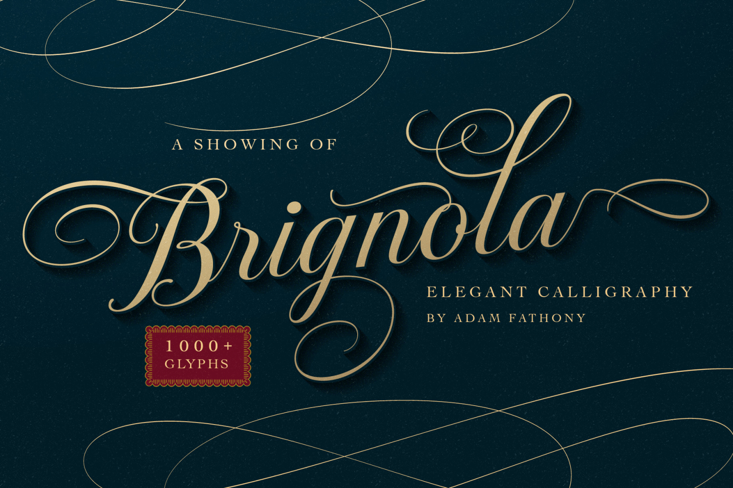 Brignola Font Family Poster