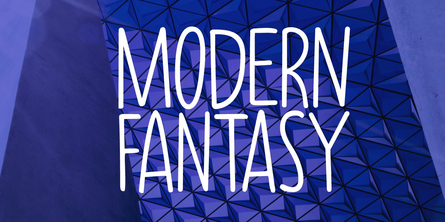 Modern Fantasy Font Poster #1