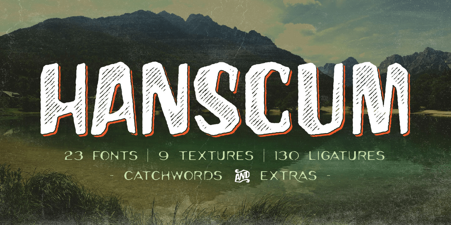 Hanscum Font Poster #1