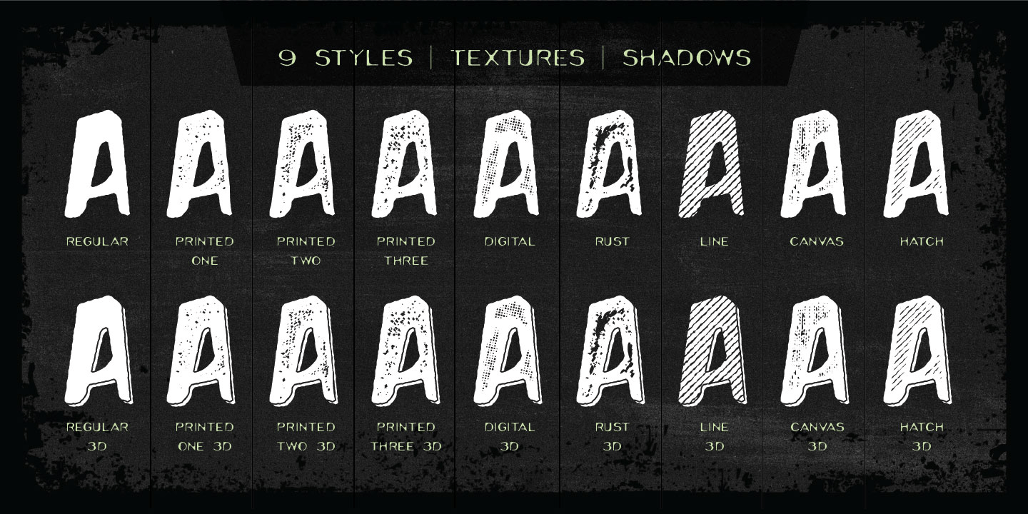 Hanscum Font Poster #1