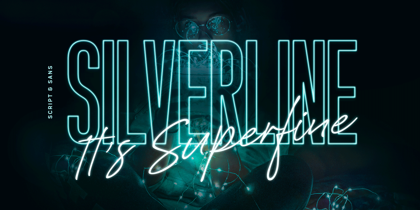 Silverline Font Family Poster