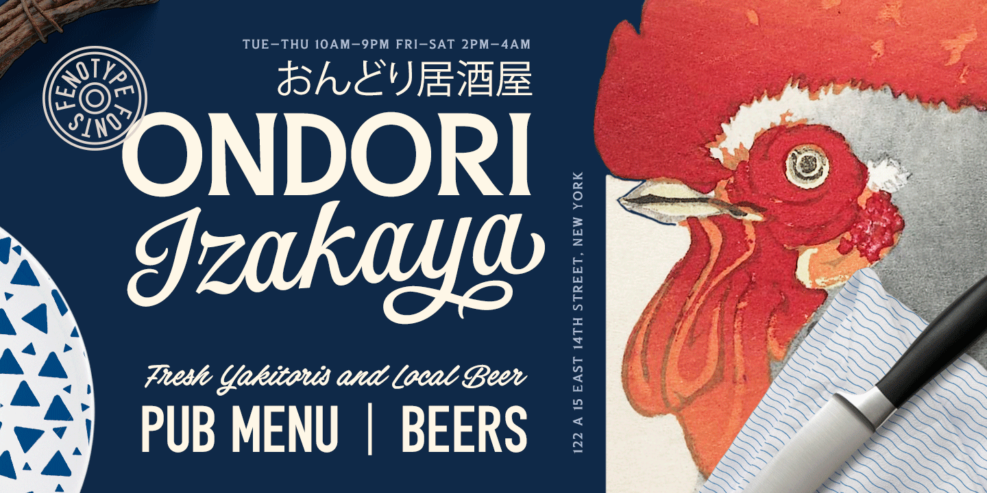 Gambler Font Family Poster