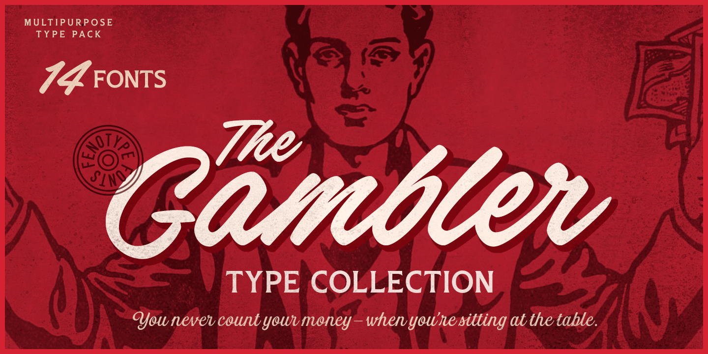 Gambler Font Poster #1