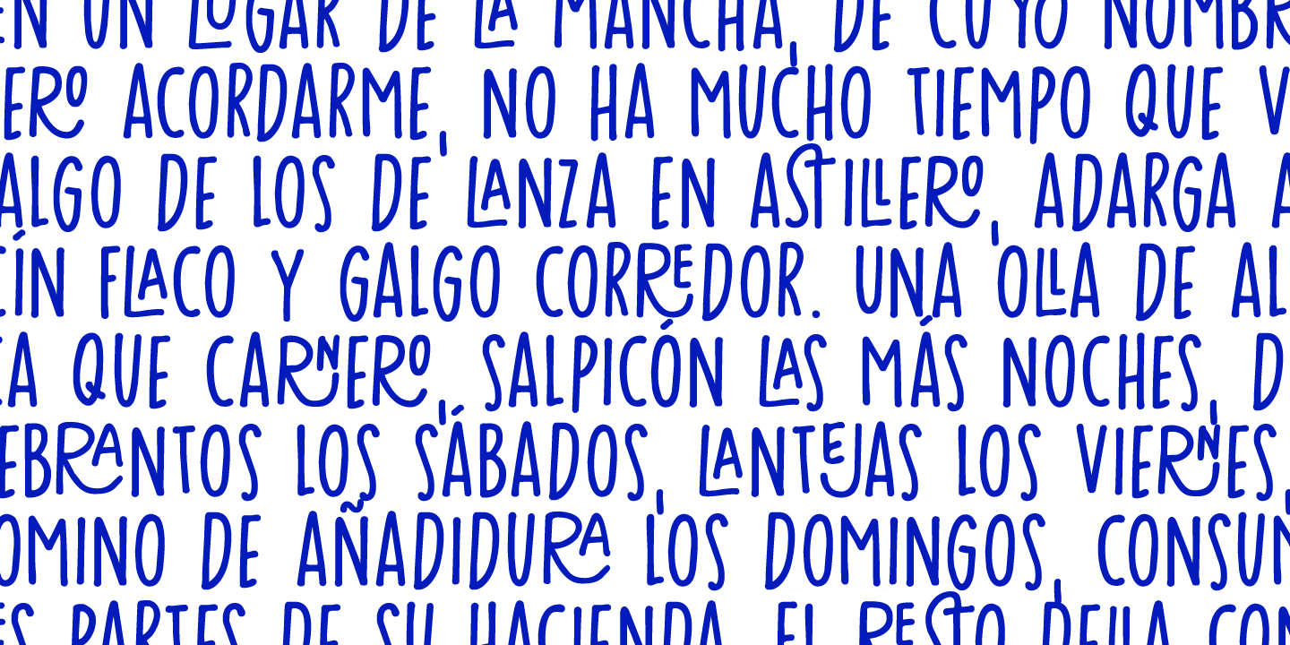 Hasta Luego Font Poster #1