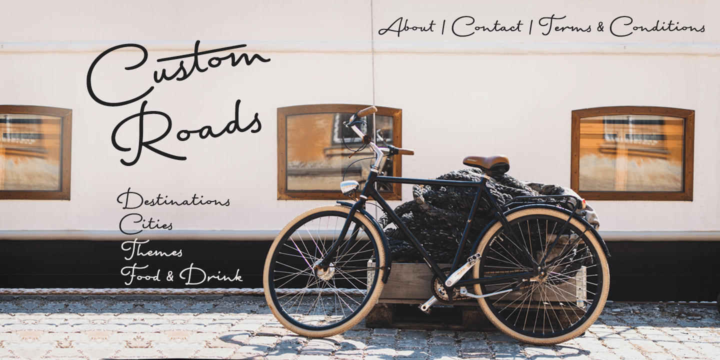 Signature Script Fenotype Font Poster #1