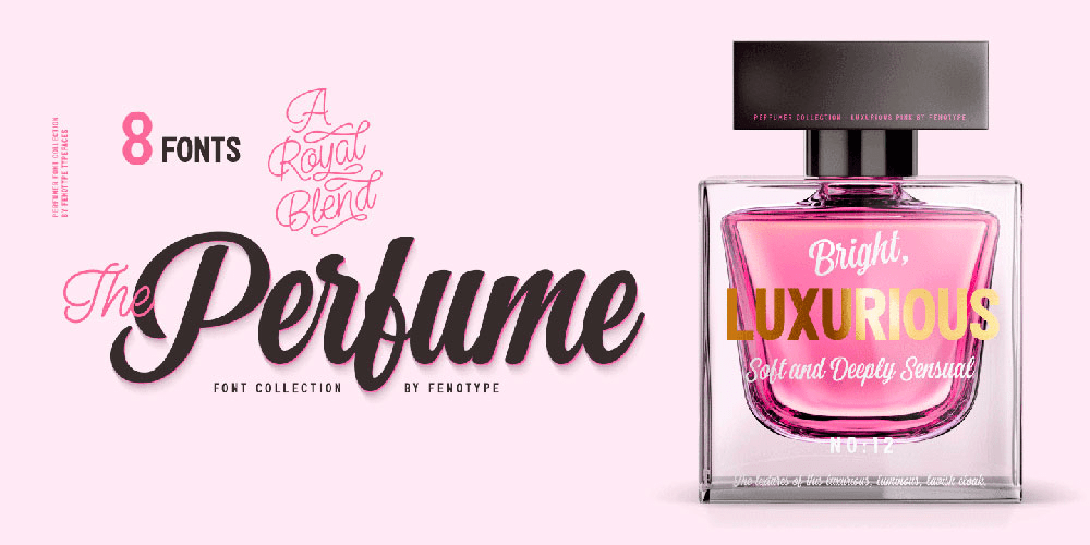 Perfume Font Family Poster