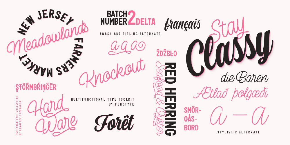 Perfume Font Poster #1