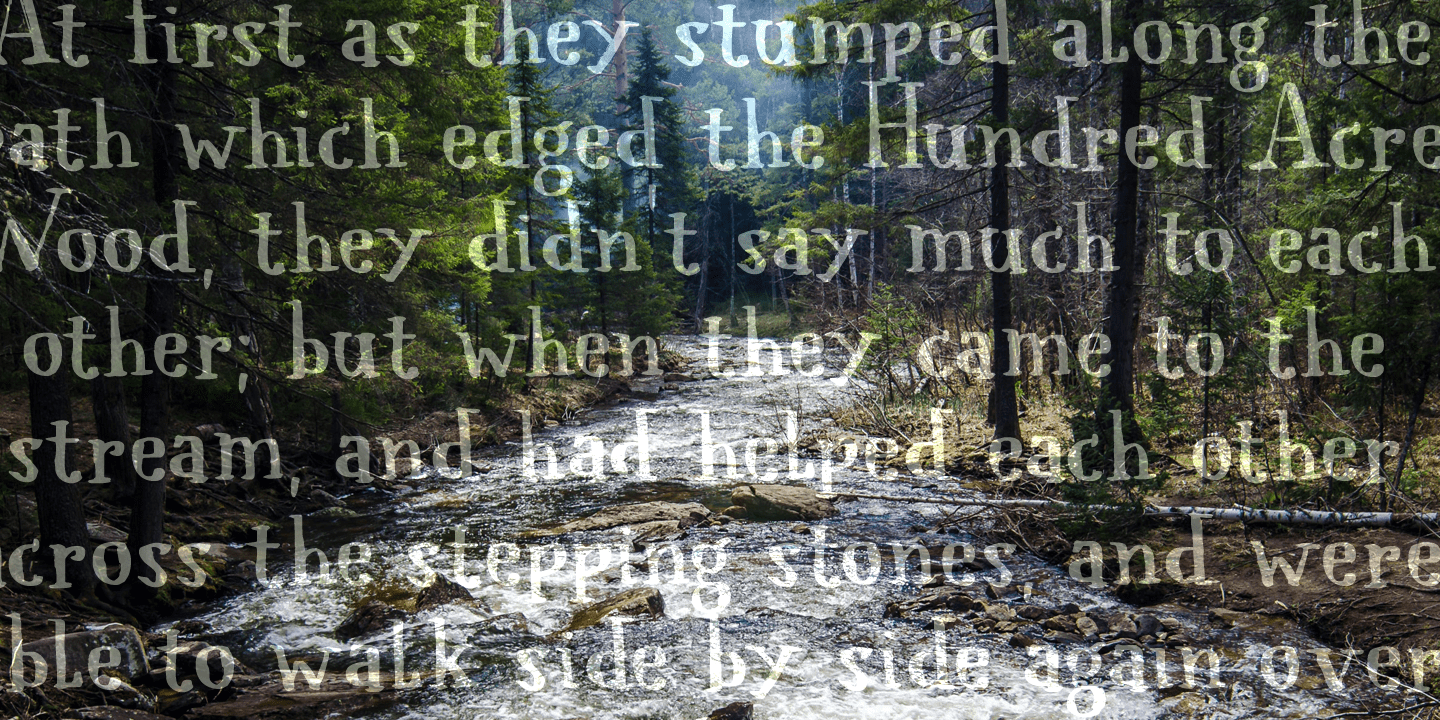 Cadora Woods Font Poster #1